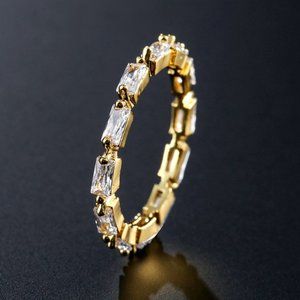 Gorgeous Faux Diamond Eternity Ring